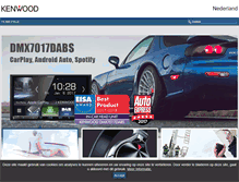 Tablet Screenshot of kenwood.nl