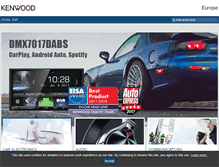 Tablet Screenshot of kenwood.eu