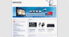 Desktop Screenshot of kenwood.at